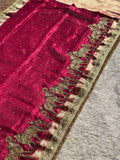 Gajanandi Pink Banarasi Silk Saree - RV Couture 24