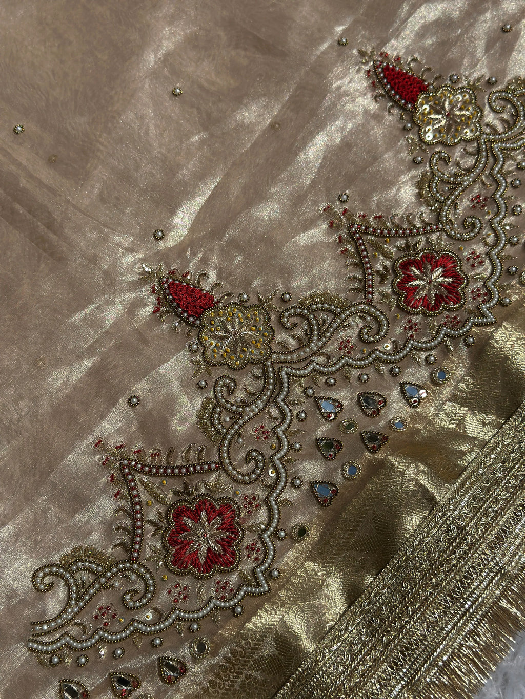 Kanchan Golden Banarasi Silk Saree - RV Couture 24
