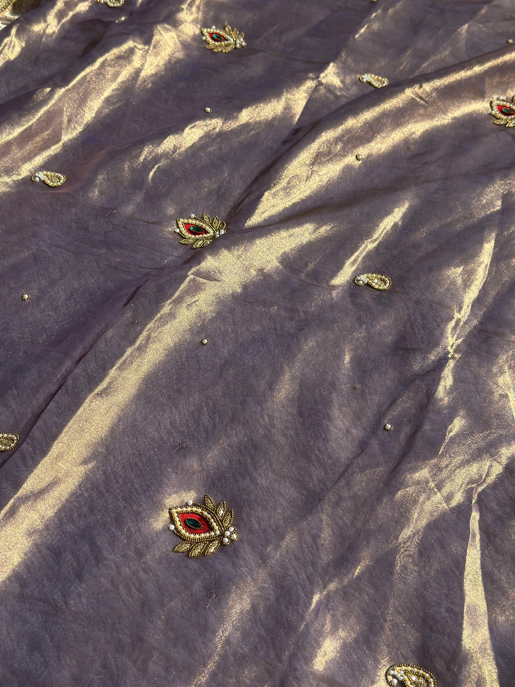 Suvarna Rashmi Purple Banarasi Silk Saree - RV Couture 24