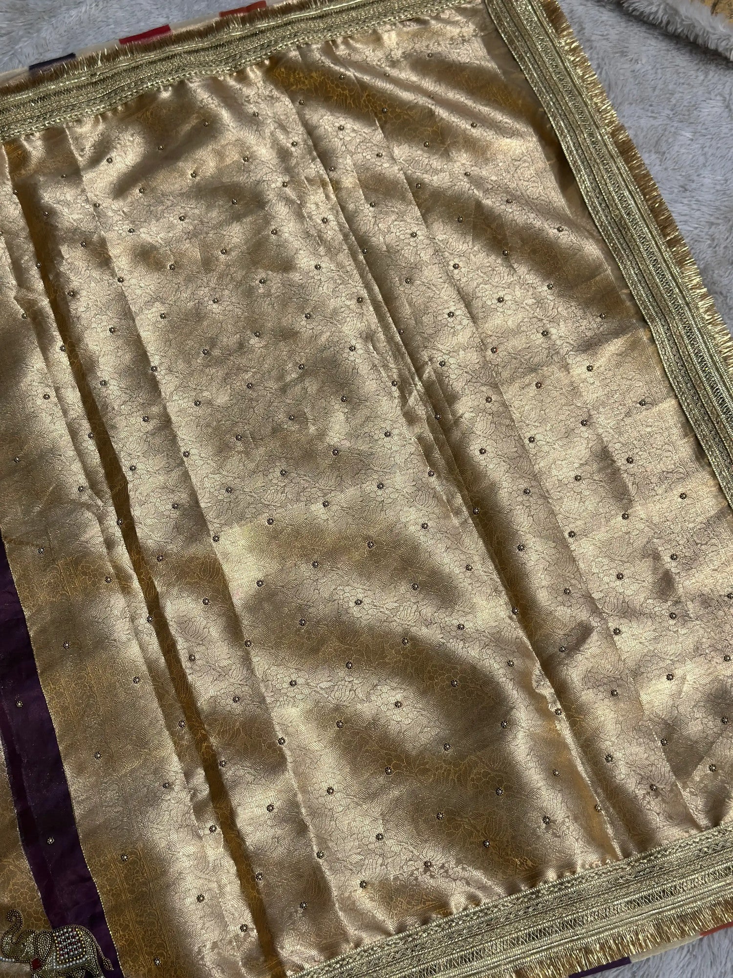 Rajvastra Tri Colour Banarasi Silk Saree - RV Couture 24