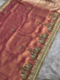 Suvarna Hatti Pink Banarasi Silk Saree - RV Couture 24
