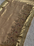 Mor Mahal Golden Banarasi Silk Saree - RV Couture 24