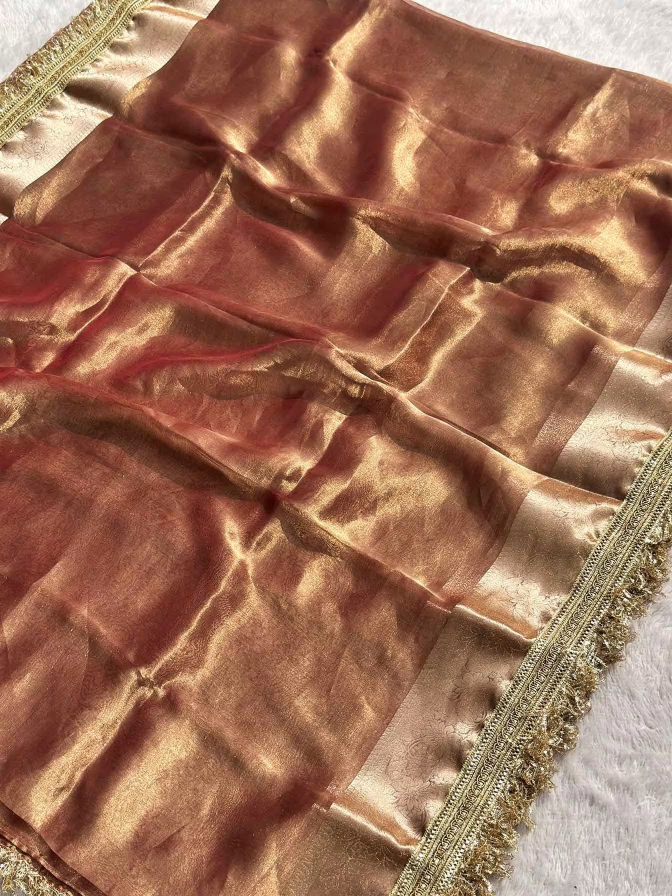 Paramparik Jari Burgundy Banarasi Silk Saree - RV Couture 24