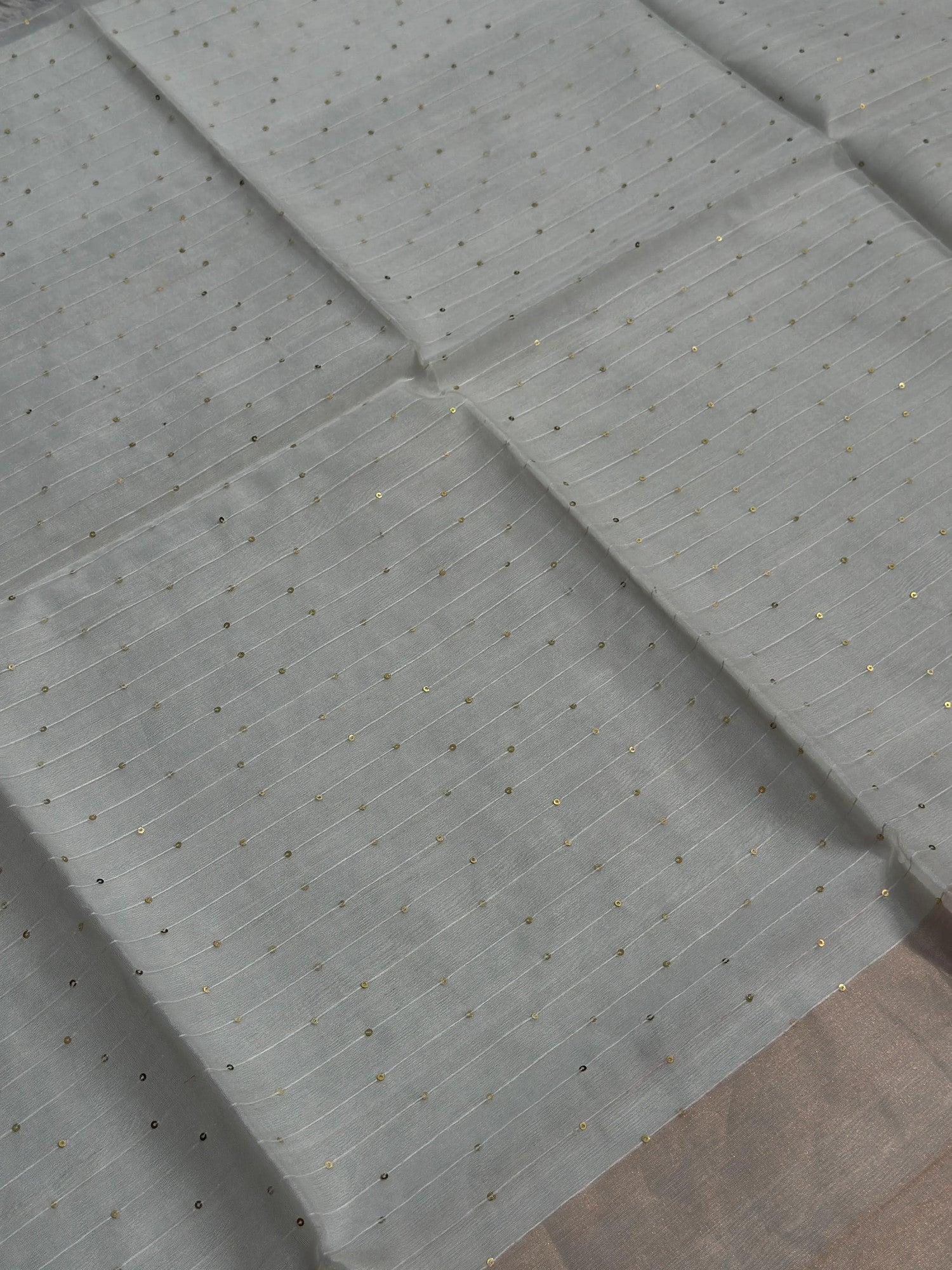 White Jamdani Saree - RV Couture 24