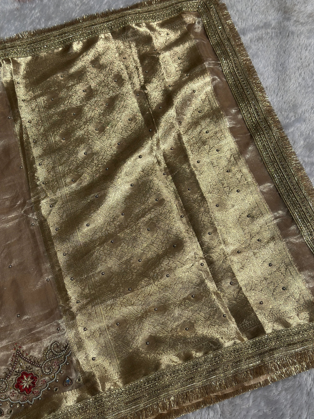 Kanchan Golden Banarasi Silk Saree - RV Couture 24