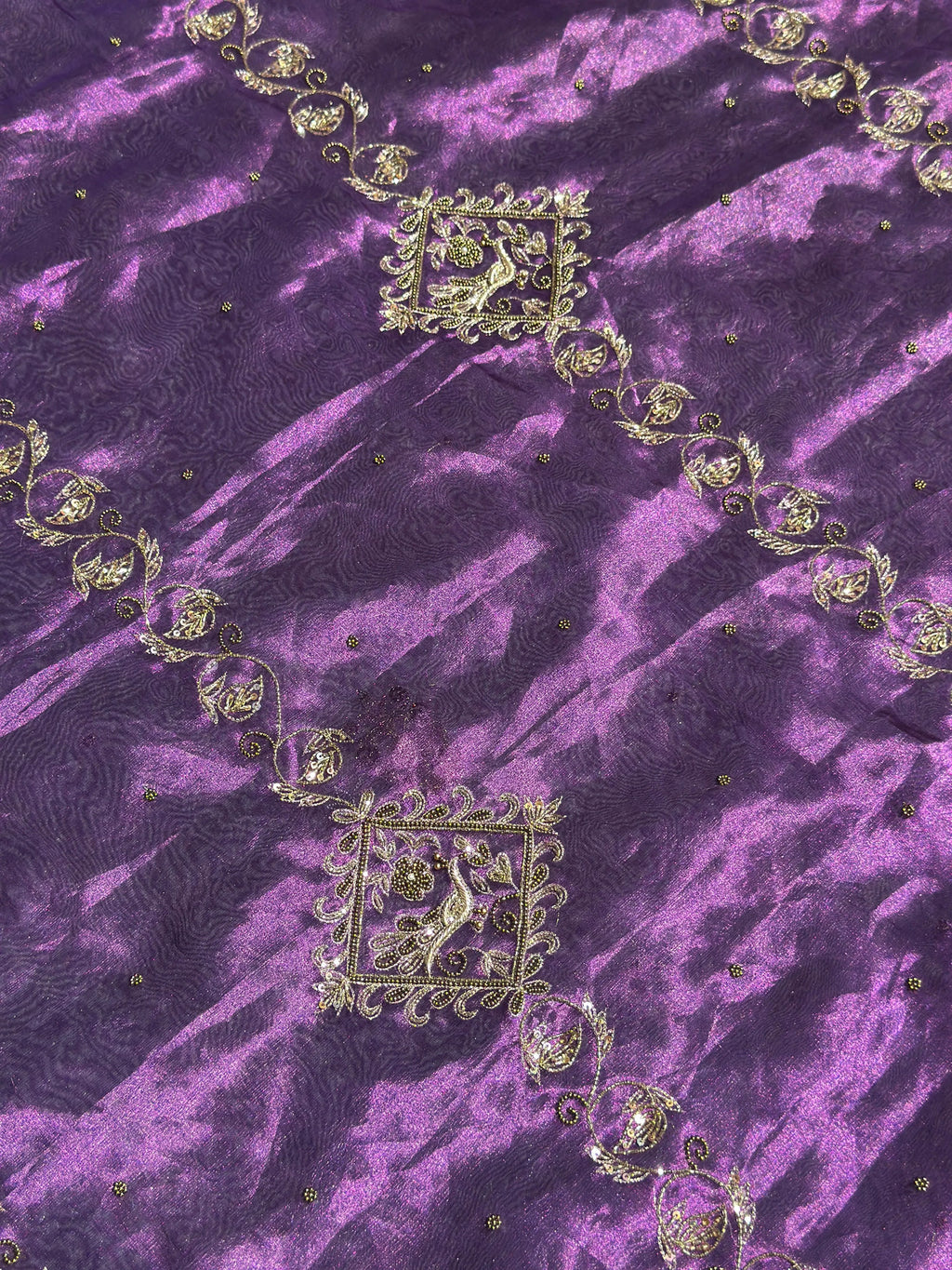 Mohini Purple Banarasi Silk Saree - RV Couture 24