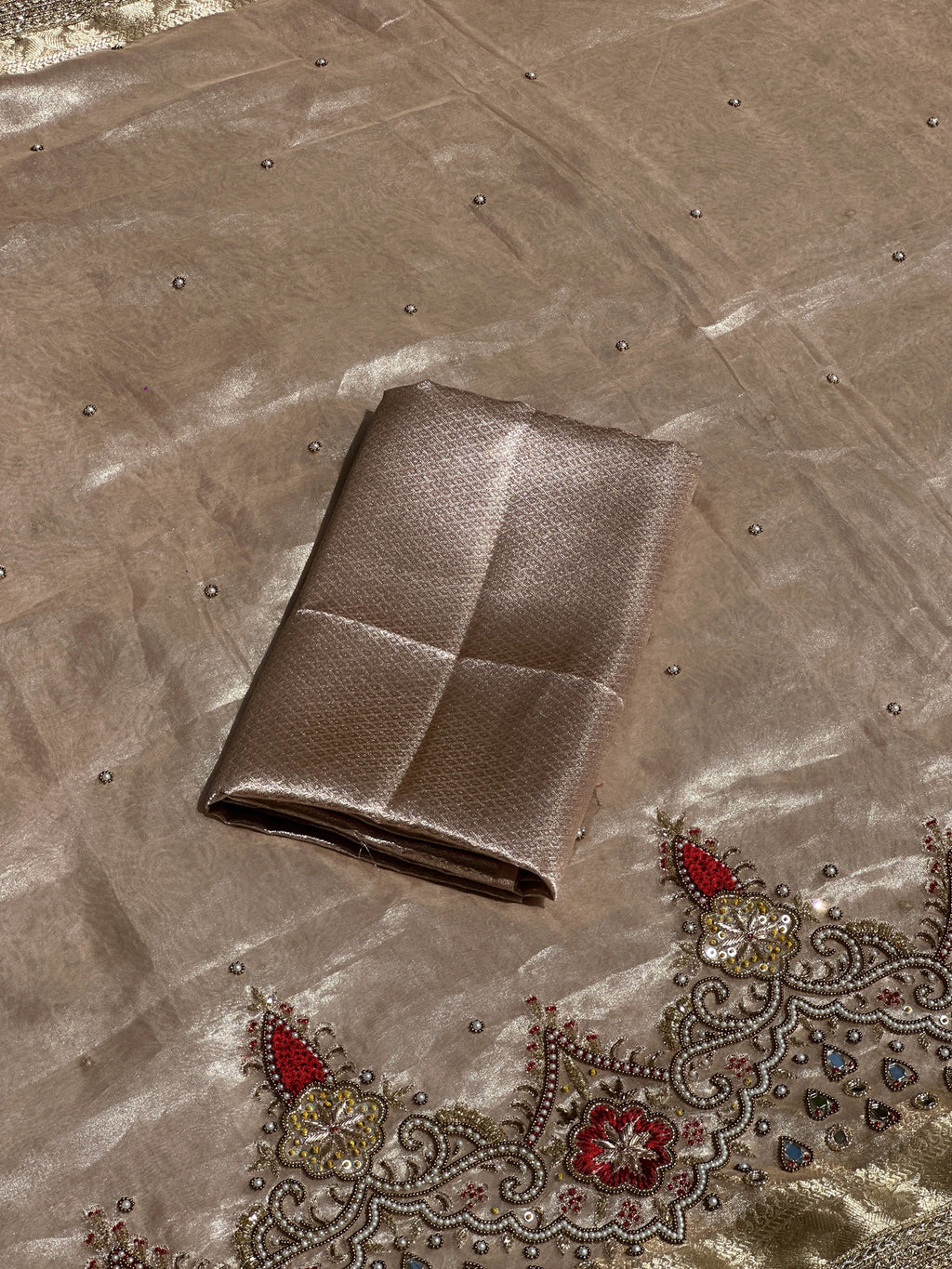 Kanchan Golden Banarasi Silk Saree - RV Couture 24